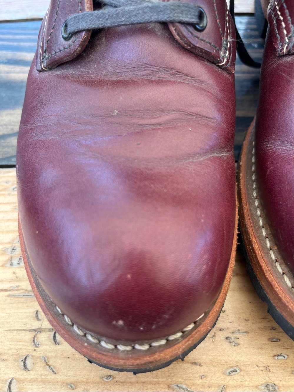Red Wings Men size 7.5 red leather Ankle Boots woman 9 ( Euro 40) - Picture 7 of 9